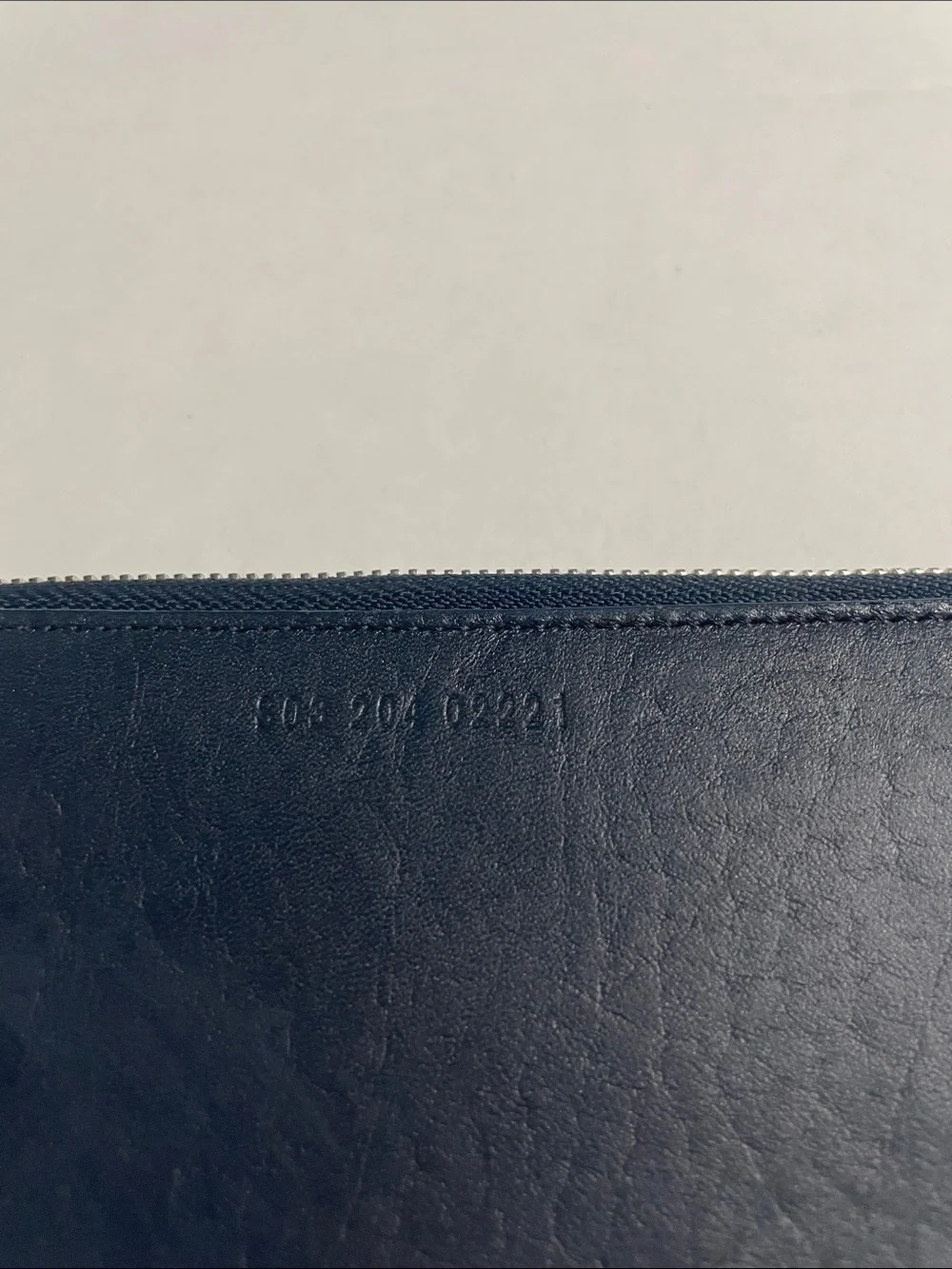 Shinola Blue Wallet